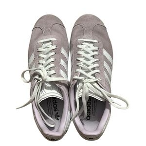 Adidas Gazelle taupe suede sneakers